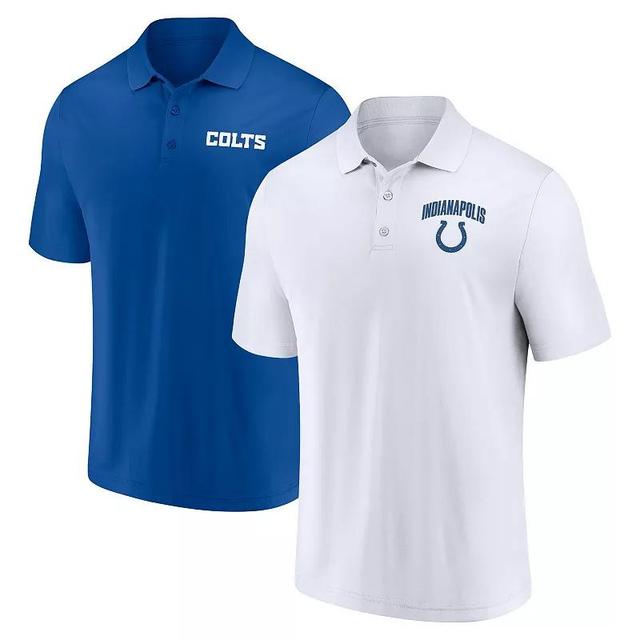 Mens Fanatics Indianapolis Colts Lockup Two-Pack Polo Set Product Image