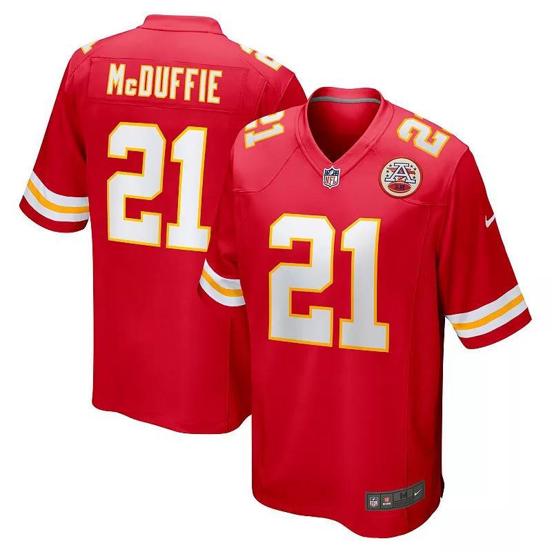 Mens Nike Rashee Rice Red Kansas City Chiefs Game Jersey - Red Product Image