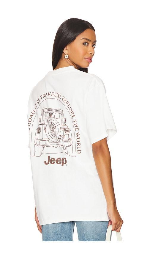 Jeep Road Less Traveled Boxy Tee Product Image