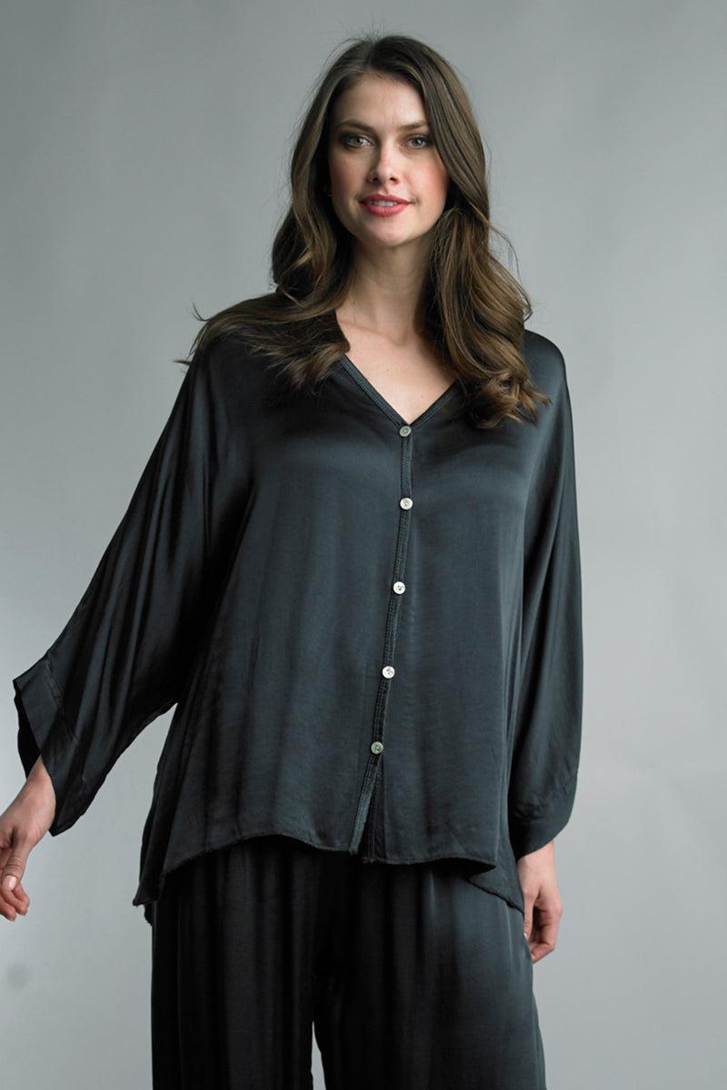 Black Silky Blouse product image