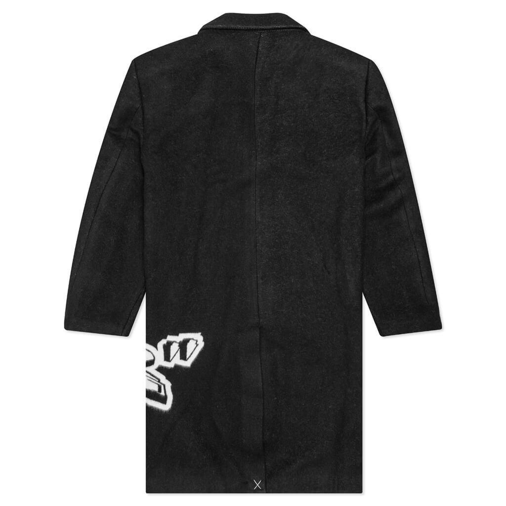 Graff Wool Skate SB Coat - Black/White Male Product Image