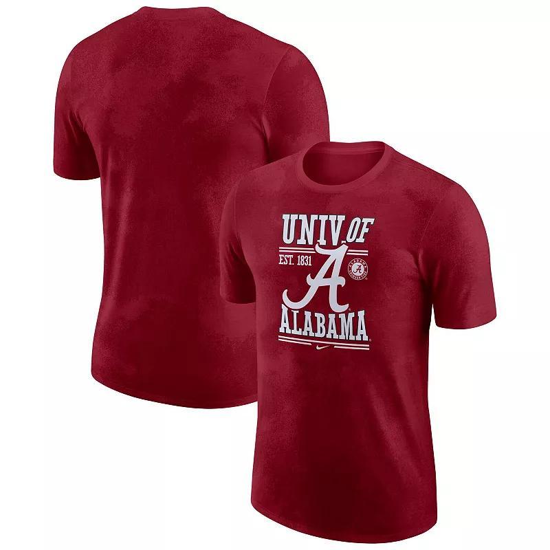 Mens Nike Crimson Alabama Crimson Tide Team Stack T-Shirt Product Image