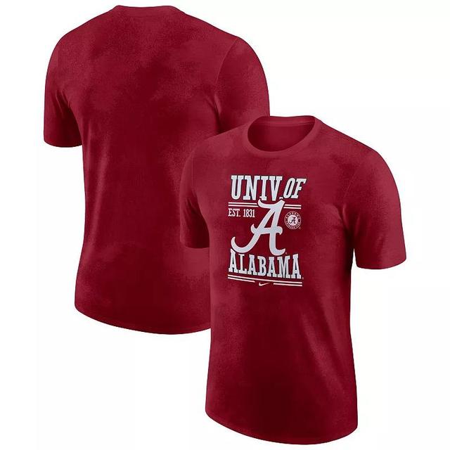 Mens Nike Crimson Alabama Crimson Tide Team Stack T-Shirt Red Product Image