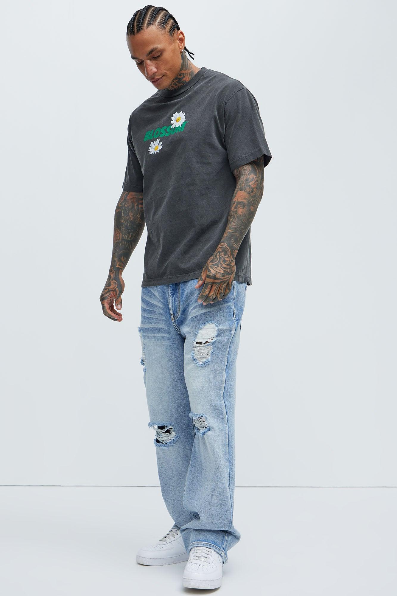 Scott Straight Jeans - Light Blue Wash Product Image