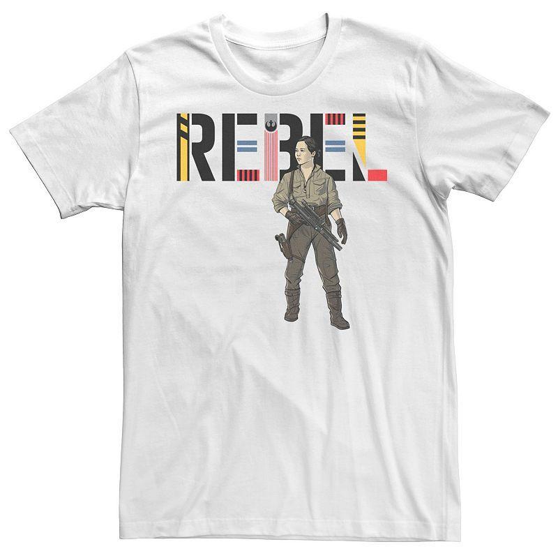 Fifth Sun Mens Star Wars The Rise of Skywalker Rebel Rose Short Sleeve T-shirt Product Image