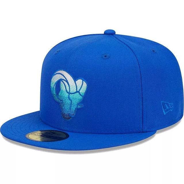 Mens New Era Royal Los Angeles Rams Gradient 59FIFTY Fitted Hat Product Image