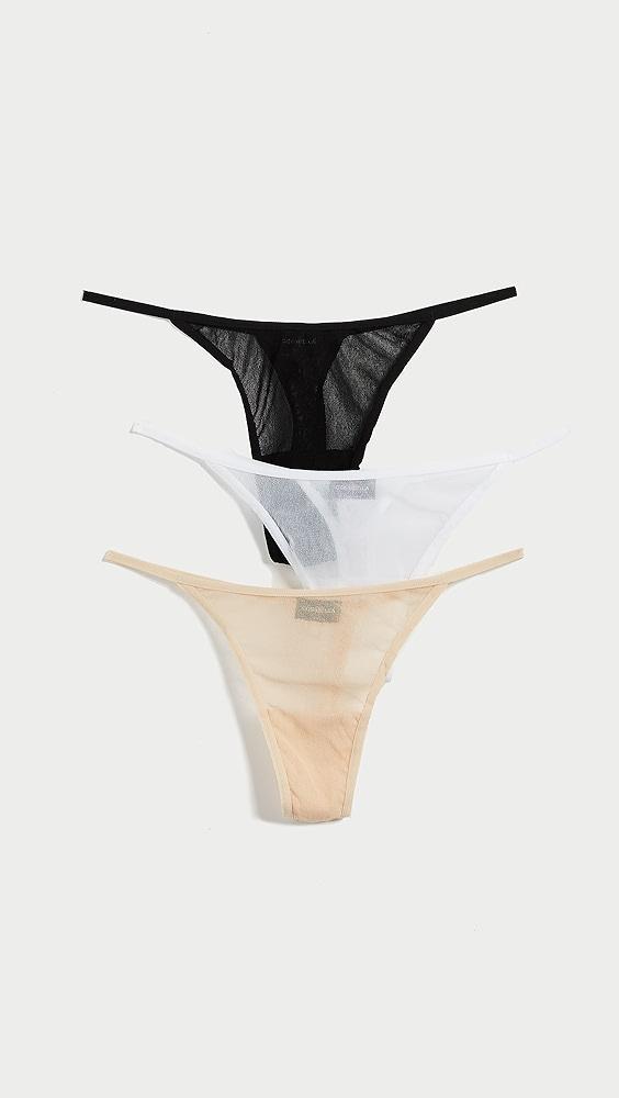 Cosabella Soire Italian Thong 3 Pack | Shopbop Product Image