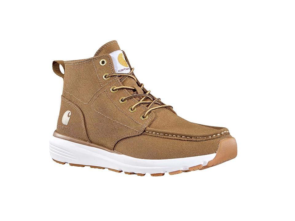 Carhartt Haslett Moc Toe Canvas Chukka (Brown Lightweight Durable Canvas) Men's Boots Product Image