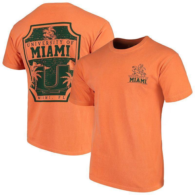 Mens Miami Hurricanes Comfort Colors Campus Icon T-Shirt Product Image