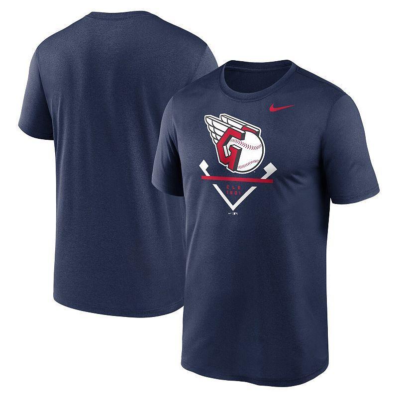 Mens Nike Navy Cleveland Guardians Icon Legend T-Shirt Blue Product Image