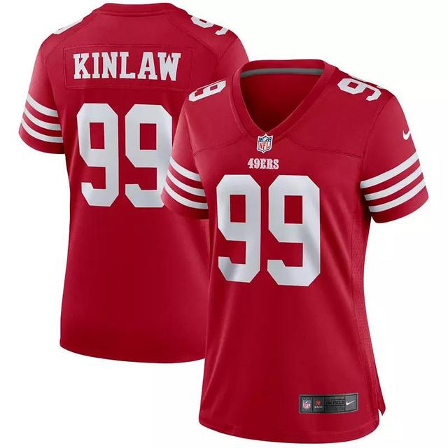 Womens Nike Javon Kinlaw Scarlet San Francisco 49ers Player Jersey Product Image