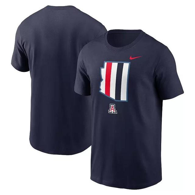 Mens Nike Arizona Wildcats Campus State Shape T-Shirt Blue Product Image