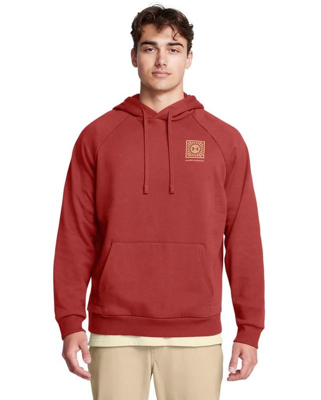 Mens UA Rival Fleece Mountain Hoodie Product Image