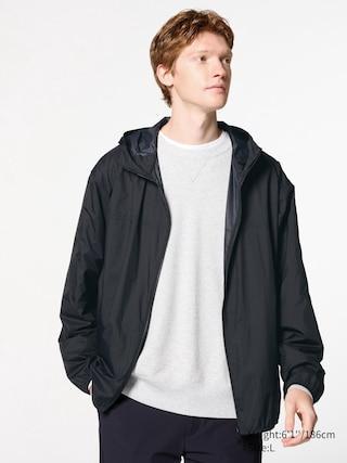 Mens Pocketable Uv Protection Parka Black XL UNIQLO US Product Image