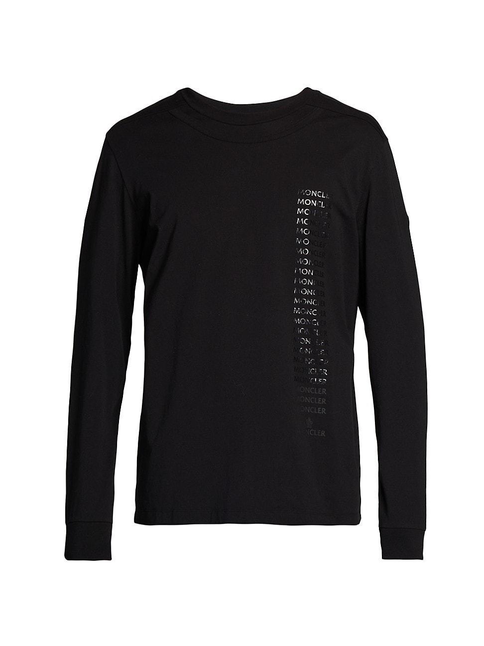 Mens Moncler Man Logo Long-Sleeve T-Shirt Product Image