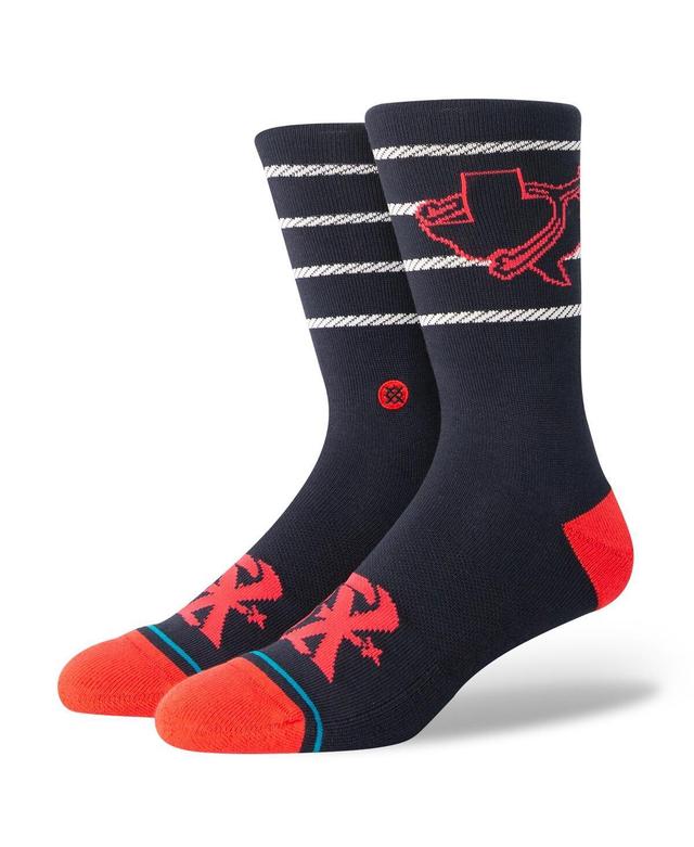 Mens Stance Texas Rangers 2023 City Connect Crew Socks Blue Product Image