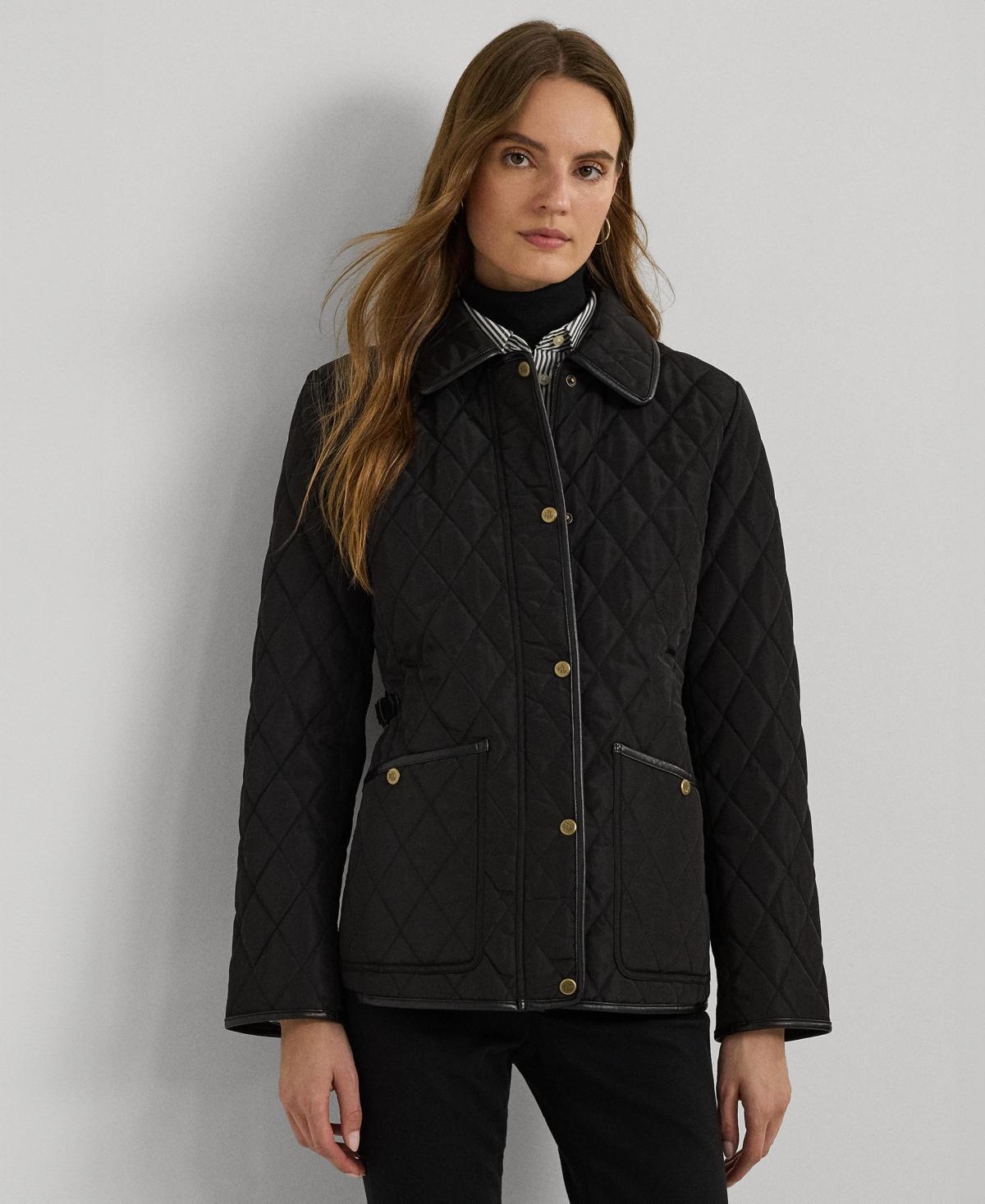 Women's Quilted Collar Coat Product Image