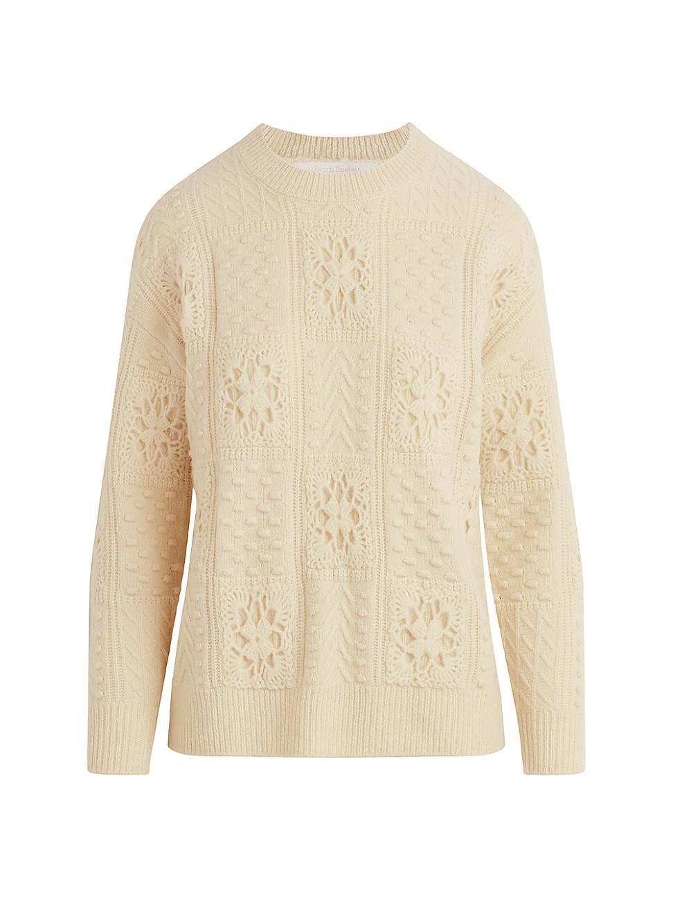 Womens Jovie Wool-Blend Crewneck Sweater Product Image