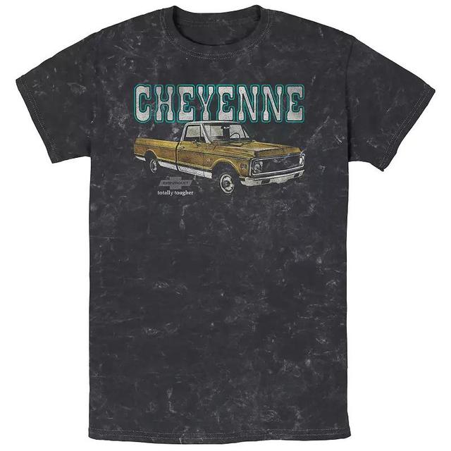 Mens Chevrolet Cheyenne Vintage Mineral Wash Graphic Tee Product Image