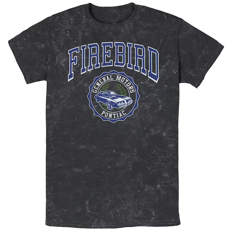 Mens Firebird General Motors Mineral Wash Graphic Tee Product Image