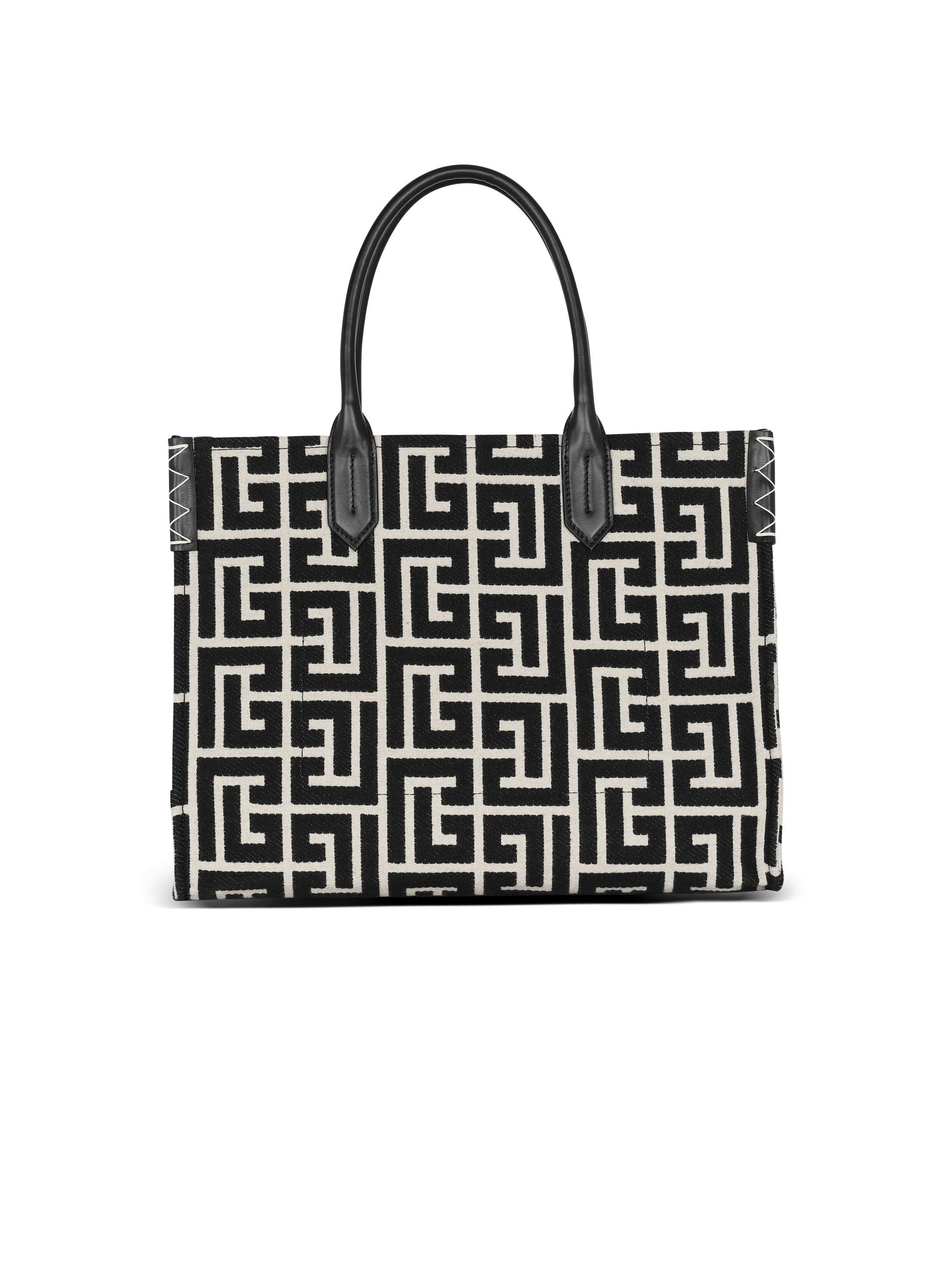 B-Army 42 monogram jacquard and leather Tote bag Product Image