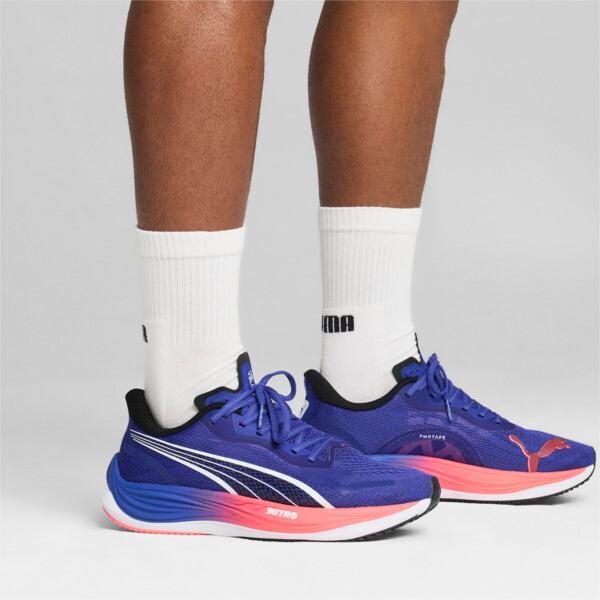 PUMA Velocity NITROâ¢ 3 Men's Running Shoes in Lapis Lazuli/Sunset Glow Product Image