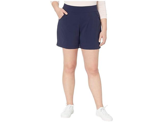 Columbia Plus Size Anytime Casual Shorts (Dark Nocturnal) Women's Shorts Product Image