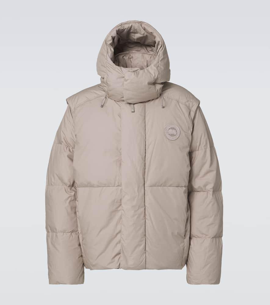 CANADA GOOSE Umba Convertible Cotton Down Coat In Neutral Product Image