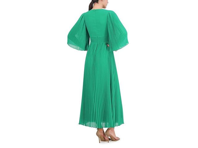 Vince Camuto Pleated Chiffon Maxi Dress Product Image