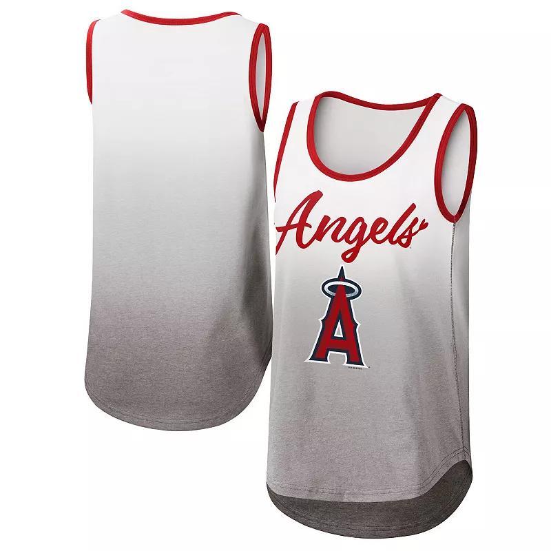 Womens G-III 4Her by Carl Banks White Los Angeles Angels Logo Opening Day Tank Top Product Image