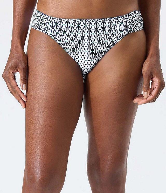 Tommy Bahama Island Cays Ikat Reversible Shirred Tab Side Hipster Swim Bottom Product Image