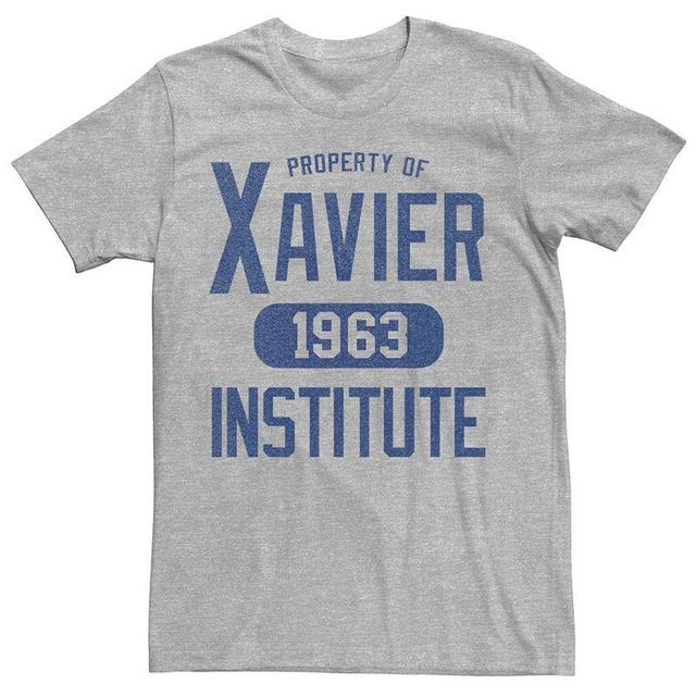 Mens Marvel X-Men Xavier Institute Varsity Graphic Tee Athletic Grey Product Image