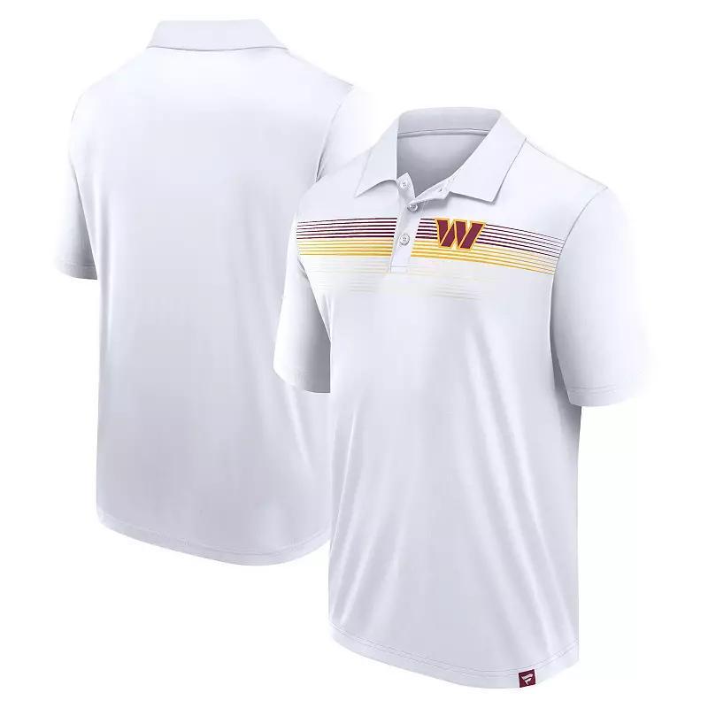 Mens Fanatics White Washington Commanders Big & Tall Sublimated Polo Product Image