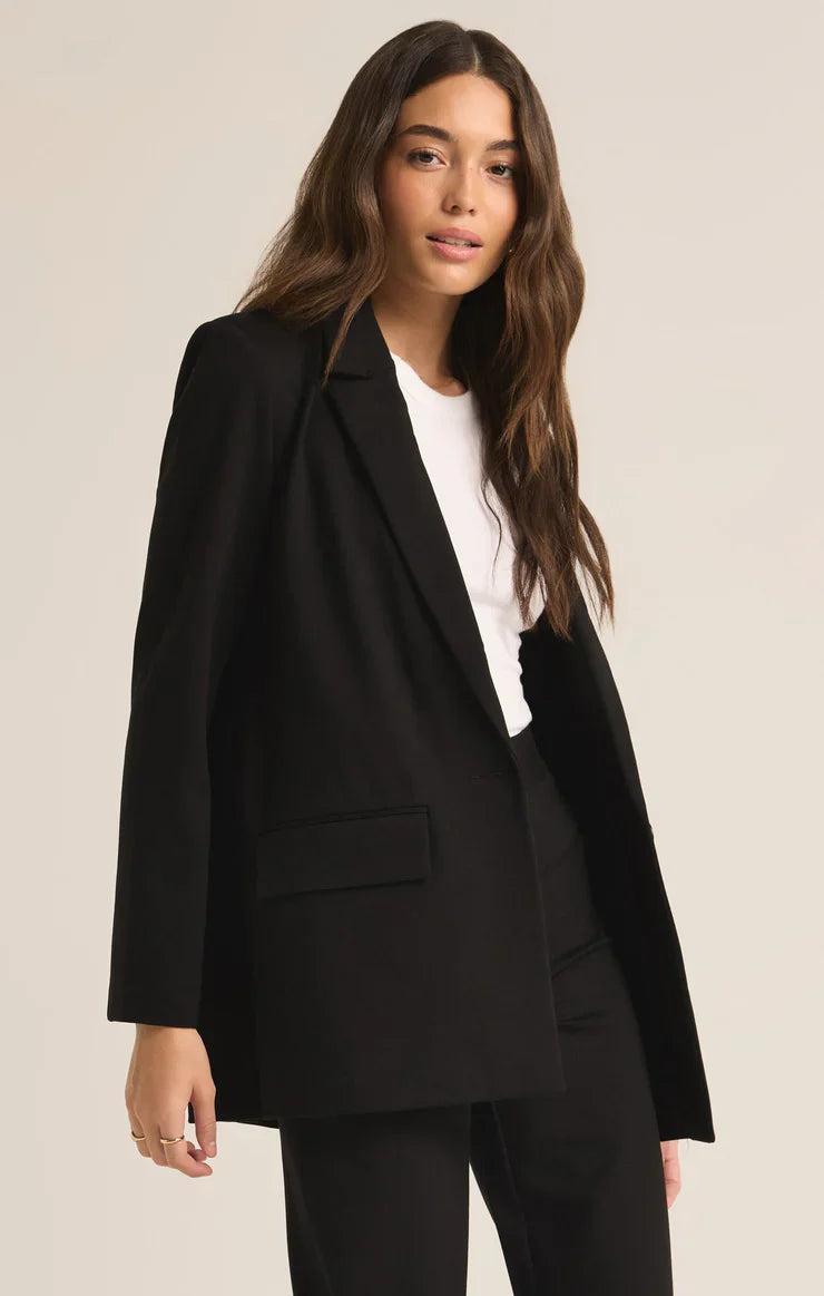 Z Supply Do It All Blazer in Black Product Image