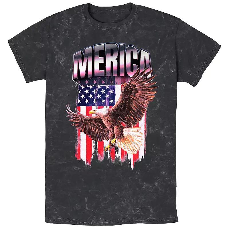 Mens Merica Eagle Flag Graphic Tee Product Image