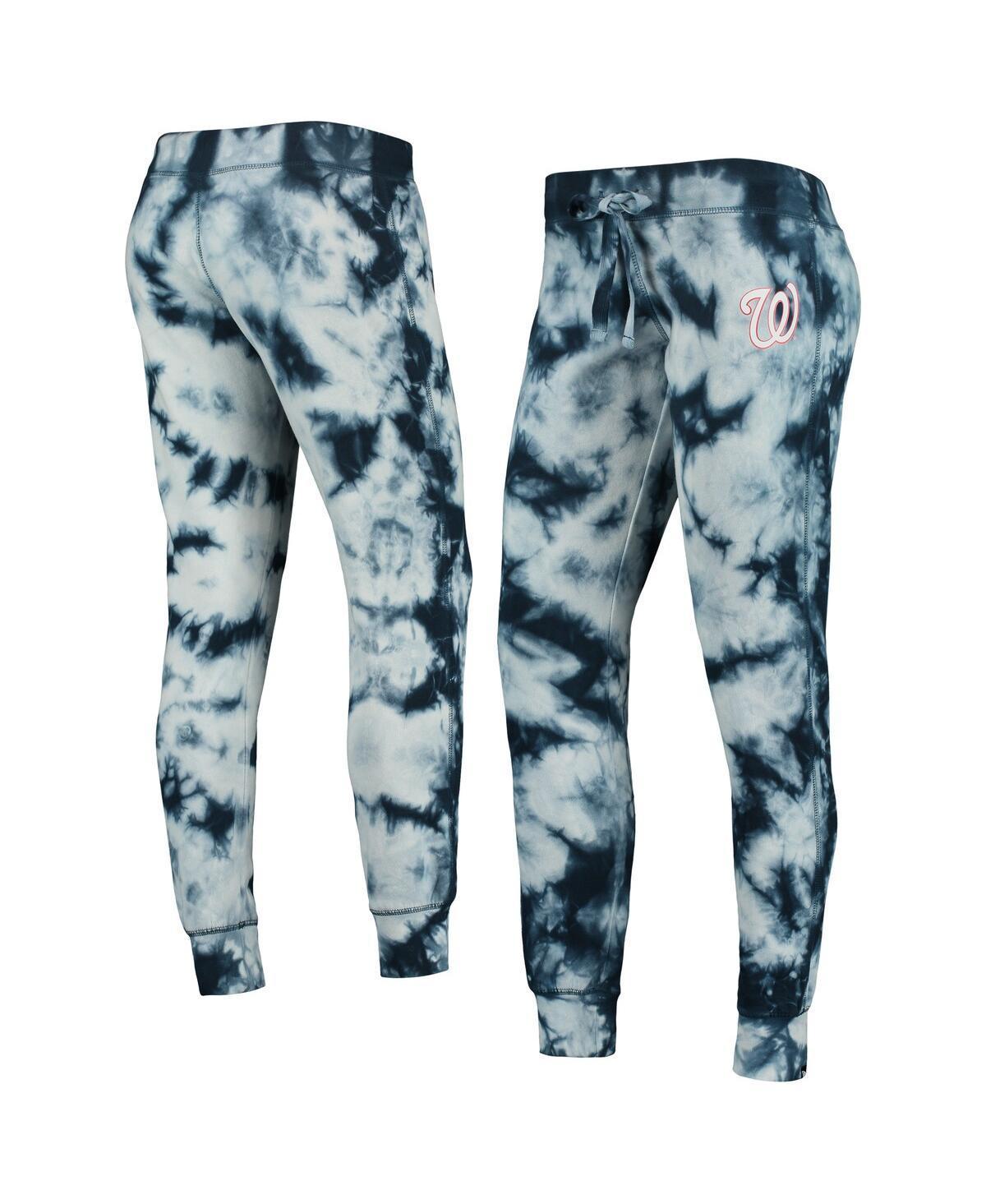 Womens New Era Washington Nationals Tie-Dye Jogger Pants Blue Product Image