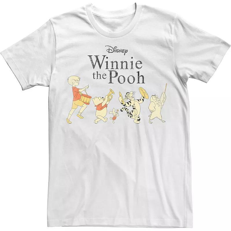 Fifth Sun Mens Pooh Parade Short Sleeve Crew T-shirt Product Image