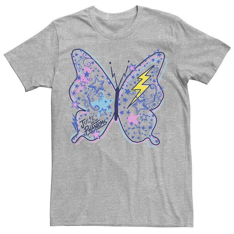 Mens Julie And The Phantoms Butterfly Sketches Tee Athletic Grey Product Image