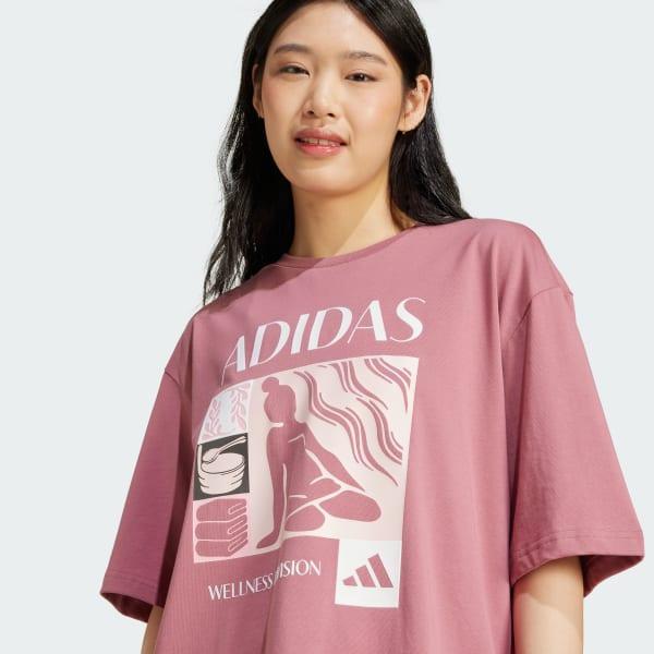 Wellness Graphic Oversized Tee Product Image