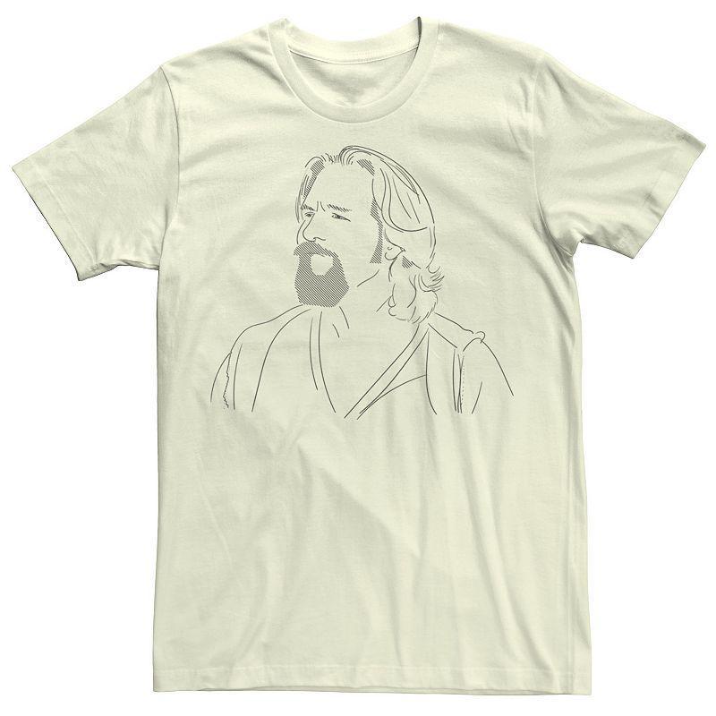 Mens The Big Lebowski The Dude Portrait Sketch Tee Product Image