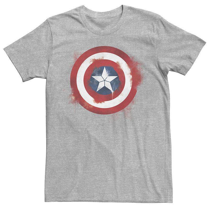 Mens Marvel Avengers Endgame Spray Paint Captain America Logo Graphic Tee Product Image