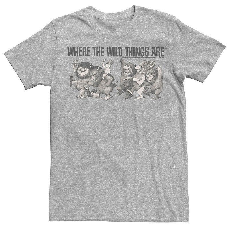 Mens Where The Wild Things Are Max Parade Title Tee Athletic Grey Product Image