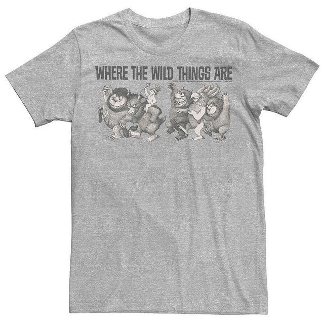 Mens Where The Wild Things Are Max Parade Title Tee Athletic Grey Product Image