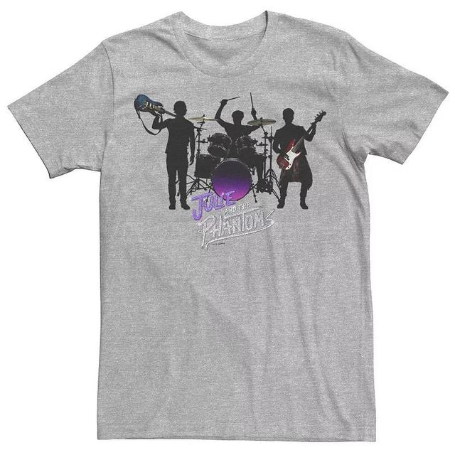 Mens Julie And The Phantoms Group Shot Logo Silhouette Tee Athletic Grey Product Image