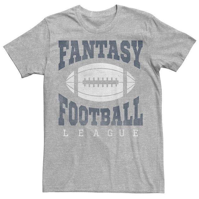 Menss Fantasy Football League Tee, Mens Athletic Grey Product Image