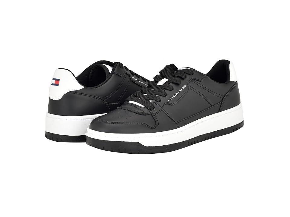 Tommy Hilfiger Mens Imbert Lace Up Fashion Sneakers - Black Product Image