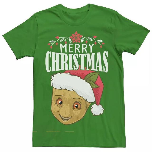 Mens Guardians Of The Galaxy Groot Merry Christmas Graphic Tee Product Image