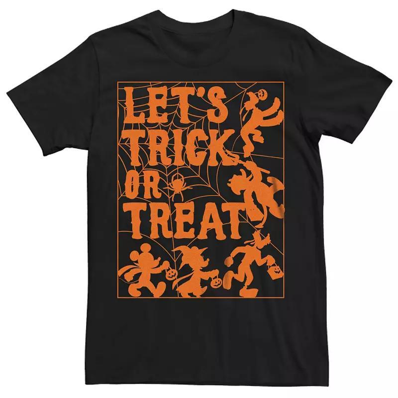 Big & Tall Mickey Mouse And Friends Lets Trick Or Treat Graphic Tee, Mens Product Image