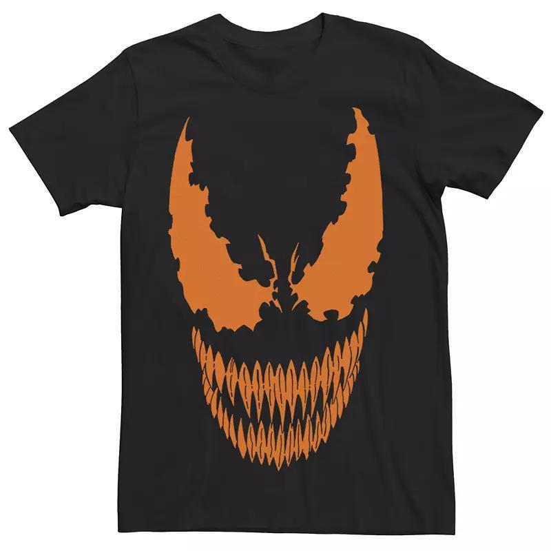 Mens Marvel Venom Pumpkin Face Graphic Tee Product Image