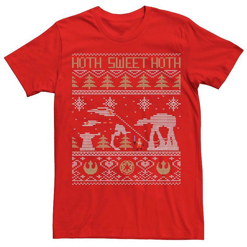 Mens Star Wars Hoth Sweet Hoth Battle Ugly Christmas Tee Product Image